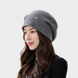 Suz - Gorro em suave mistura de caxemira com corte descontraído