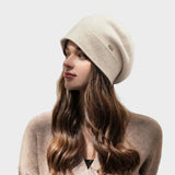 Suz - Gorro em suave mistura de caxemira com corte descontraído