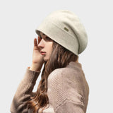 Suz - Gorro em suave mistura de caxemira com corte descontraído