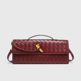 Melanie Clutch με Χρυσή Λεπτομέρεια Κόμπου