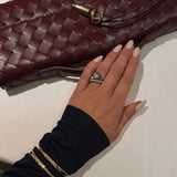 Melanie Clutch με Χρυσή Λεπτομέρεια Κόμπου