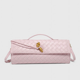 Melanie Clutch με Χρυσή Λεπτομέρεια Κόμπου