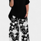 Aivy Floral Two Piece Loose Fit Set