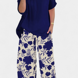 Aivy Floral Two Piece Loose Fit Set