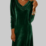 Frosina - Loose Velvet Dress