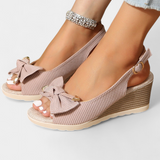 Beatriz Platforms com laço e fivela ajustável