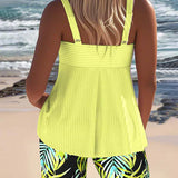Daphne | Helle Ripp-Tankini-Shorts
