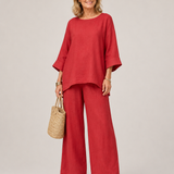 Prue | Σετ Τουνίκ Oversized με Παντελόνι Φαρδύ
