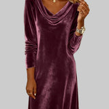 Frosina - Loose Velvet Dress