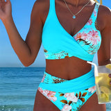 Jolina | Φλοράλ Αντίθεση Σπλιτ Μπικίνι