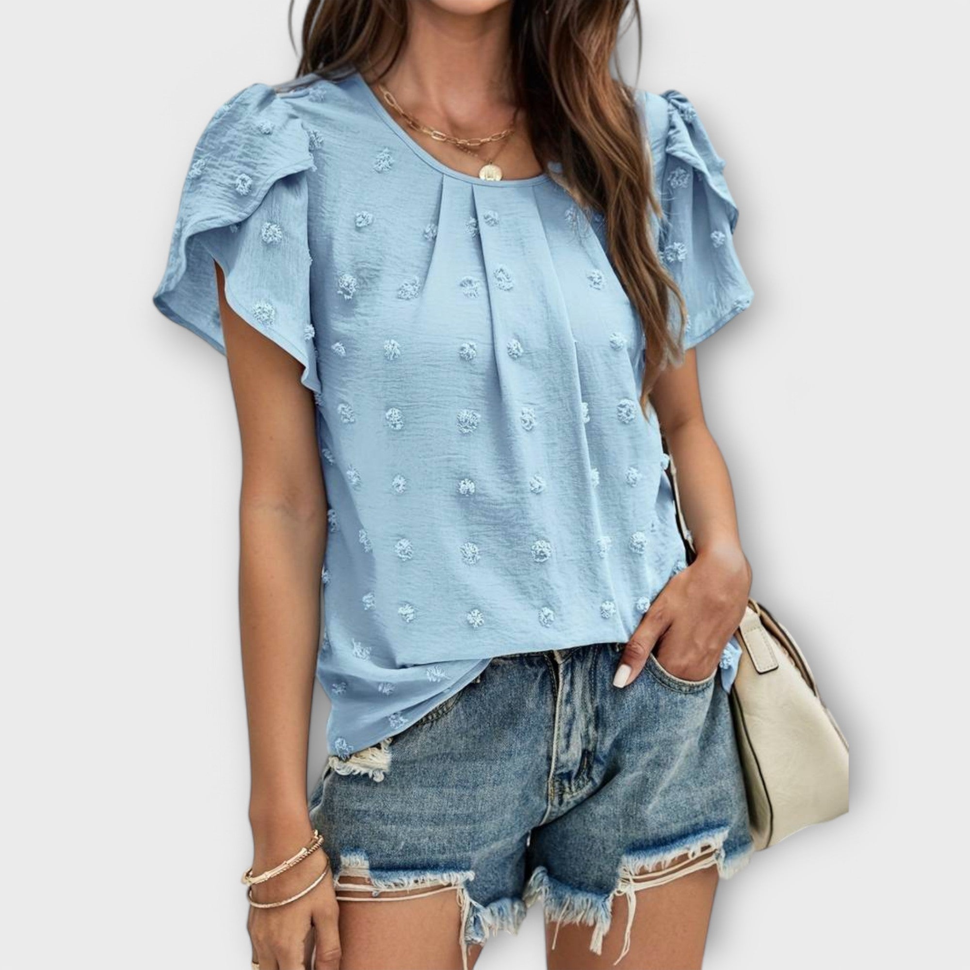 Charlotte - The perfect polka-dot blouse