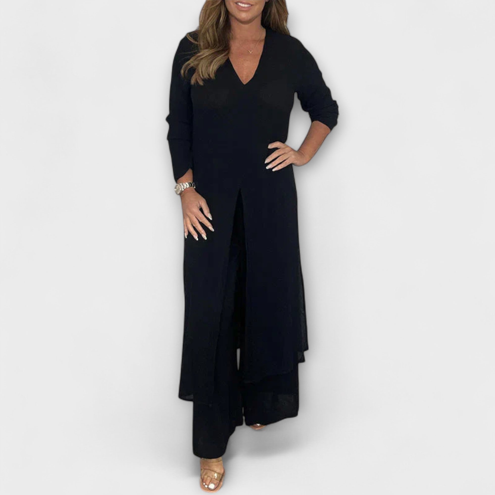 Elegant three-piece women's outfit