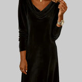 Frosina - Loose Velvet Dress
