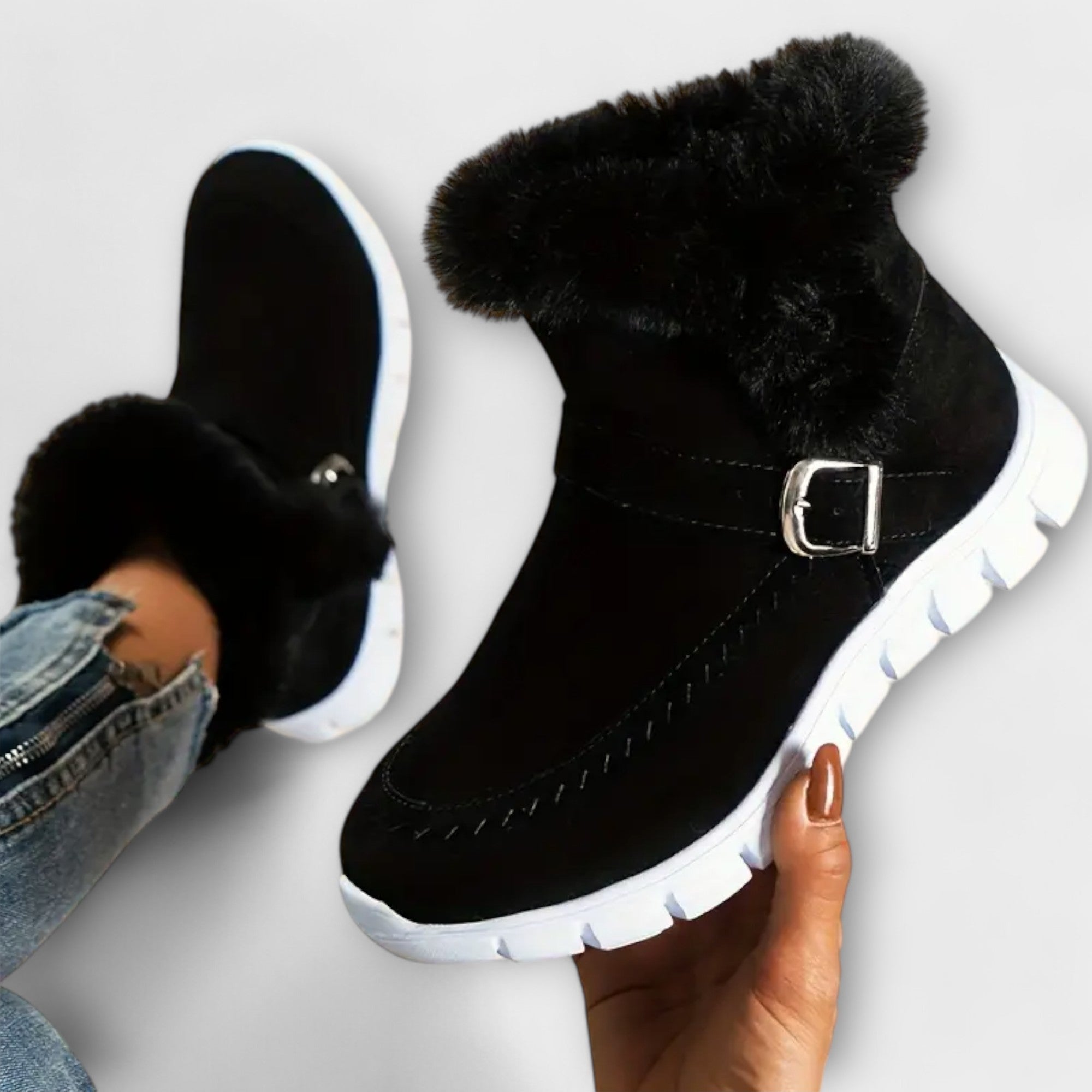Botas Chelsea com forro quente