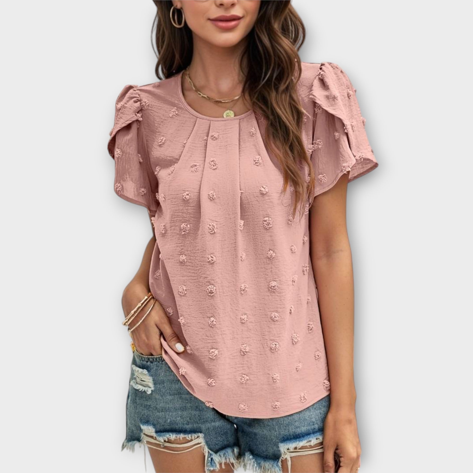 Charlotte - The perfect polka-dot blouse