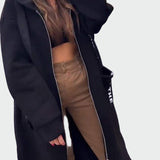 Long Hooded Coat