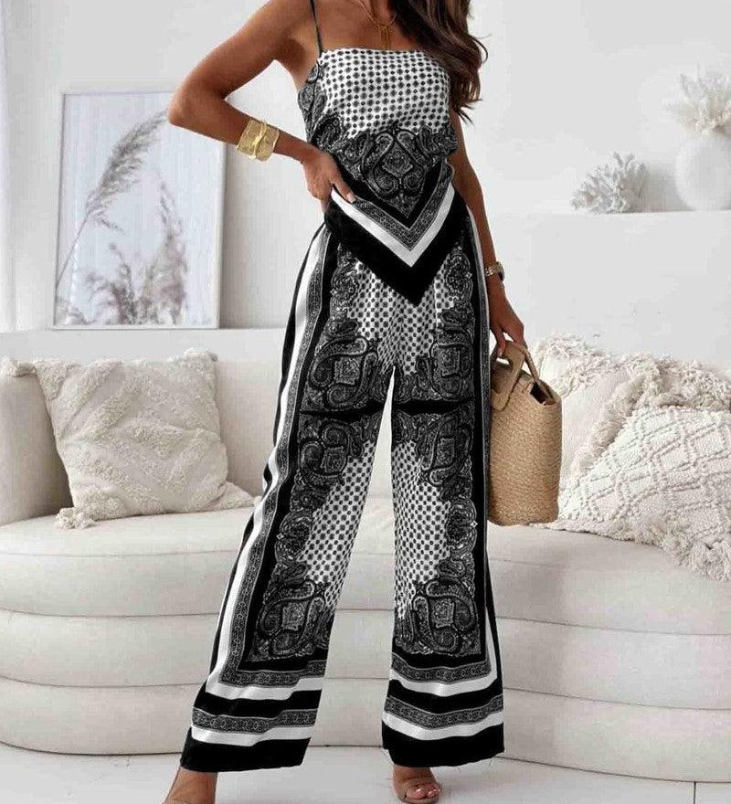 Alice | Trendy Tie-Up Jacket & Pants Two-Piece Set Ready for Vacation