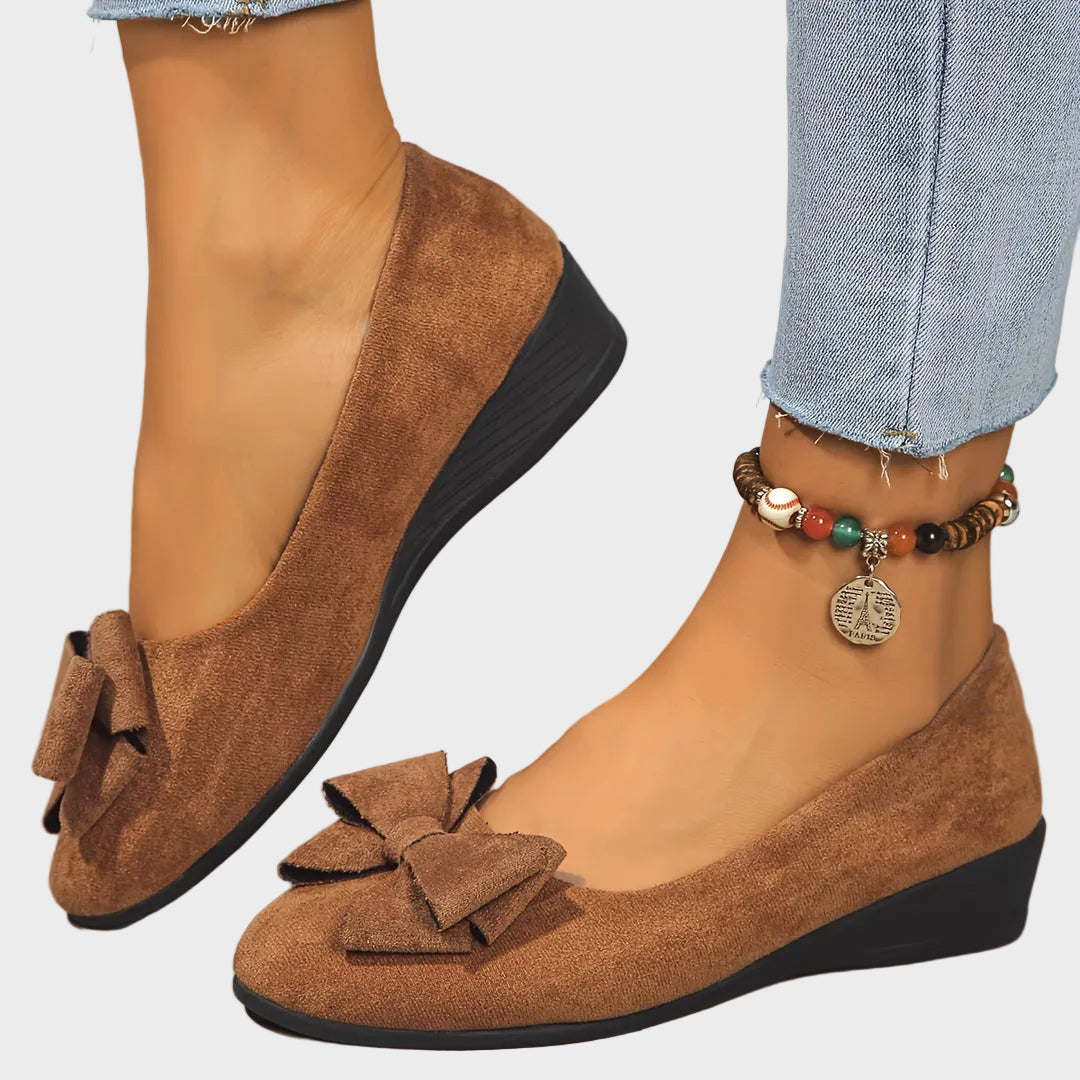 Fransiska - Mocasins Antiderrapantes Respiráveis com Laço