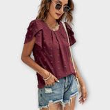 Charlotte - The perfect polka-dot blouse