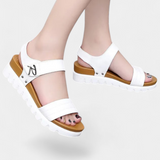 Clothide Casual Platform σανδάλια με διπλό λουράκι και ρυθμιζόμενη αγκράφα