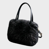 Cecelia | Siberian Aurora Fur Handbag