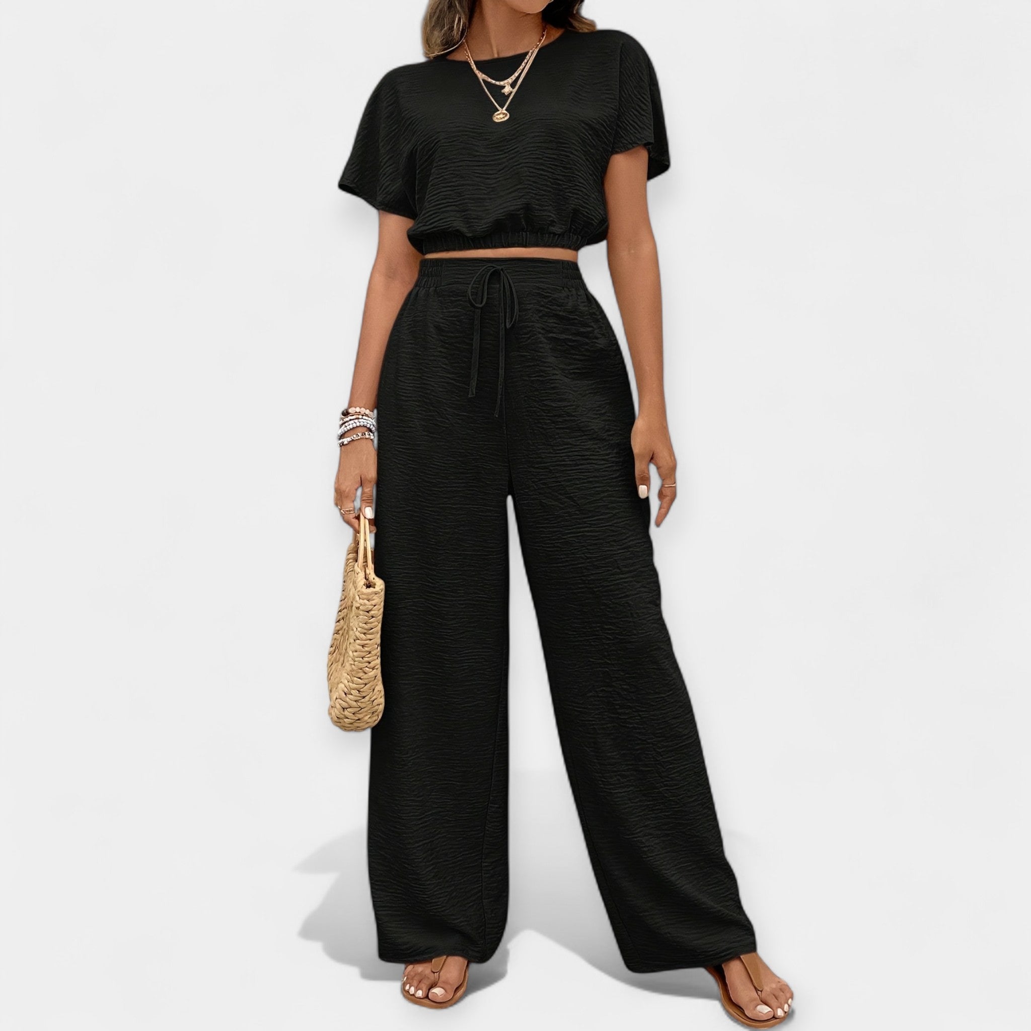 Conjunto Elegante de Corte Largo