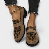 Karla - Sapatos femininos elegantes com padrão leopardo