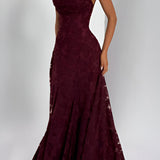 Francisca - Maxi vestido com corpete de renda