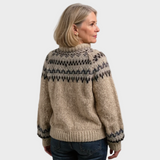 Ashley | Vintage Handgemaakte IJslandse trui