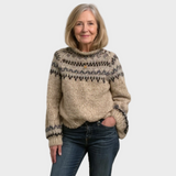 Ashley | Vintage Handgemaakte IJslandse trui