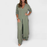 Elegant three-piece women's outfit