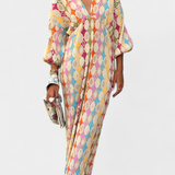 Shanice Maxi Dress com Estampa Geométrica