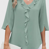 Annemiek Casual Blouse with a Comfortable Fit and Elegant Style