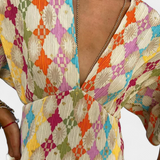 Shanice Maxi Dress com Estampa Geométrica