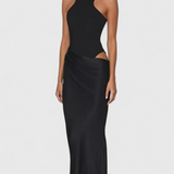 Mafalda Maxi Φόρεμα με Στυλ Tank Top και Λεπτή Σιλουέτα