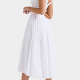 Margie V-Neck Dress with Romantic Floral Print