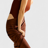 Mafalda Maxi Φόρεμα με Στυλ Tank Top και Λεπτή Σιλουέτα