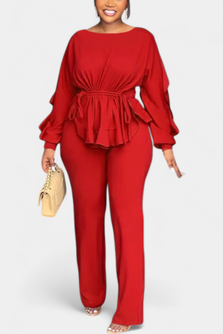 Charmed Σετ 2 Τεμαχίων με Βολάν και Κορδόνι