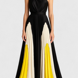 Antía Μάξι Φόρεμα Off-Shoulder με Κομψό Τύπωμα