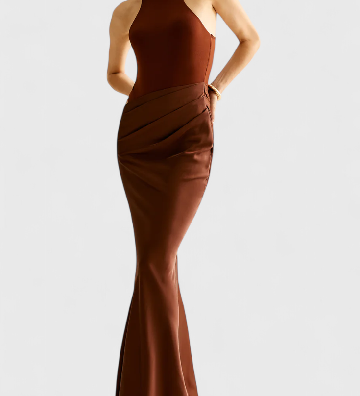 Mafalda Maxi Φόρεμα με Στυλ Tank Top και Λεπτή Σιλουέτα