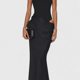 Mafalda Maxi Φόρεμα με Στυλ Tank Top και Λεπτή Σιλουέτα