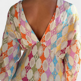 Shanice Maxi Dress com Estampa Geométrica
