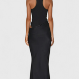 Mafalda Maxi Φόρεμα με Στυλ Tank Top και Λεπτή Σιλουέτα