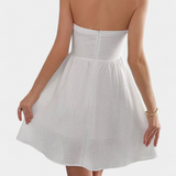 Kassandra Mini Halter Dress με Ανοιχτή Πλάτη και Τσέπες