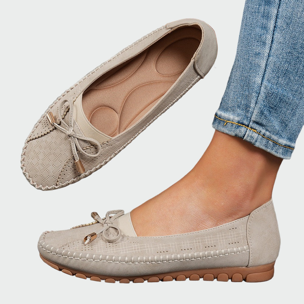Comfortable slip-on shoes with an orthopedic sole