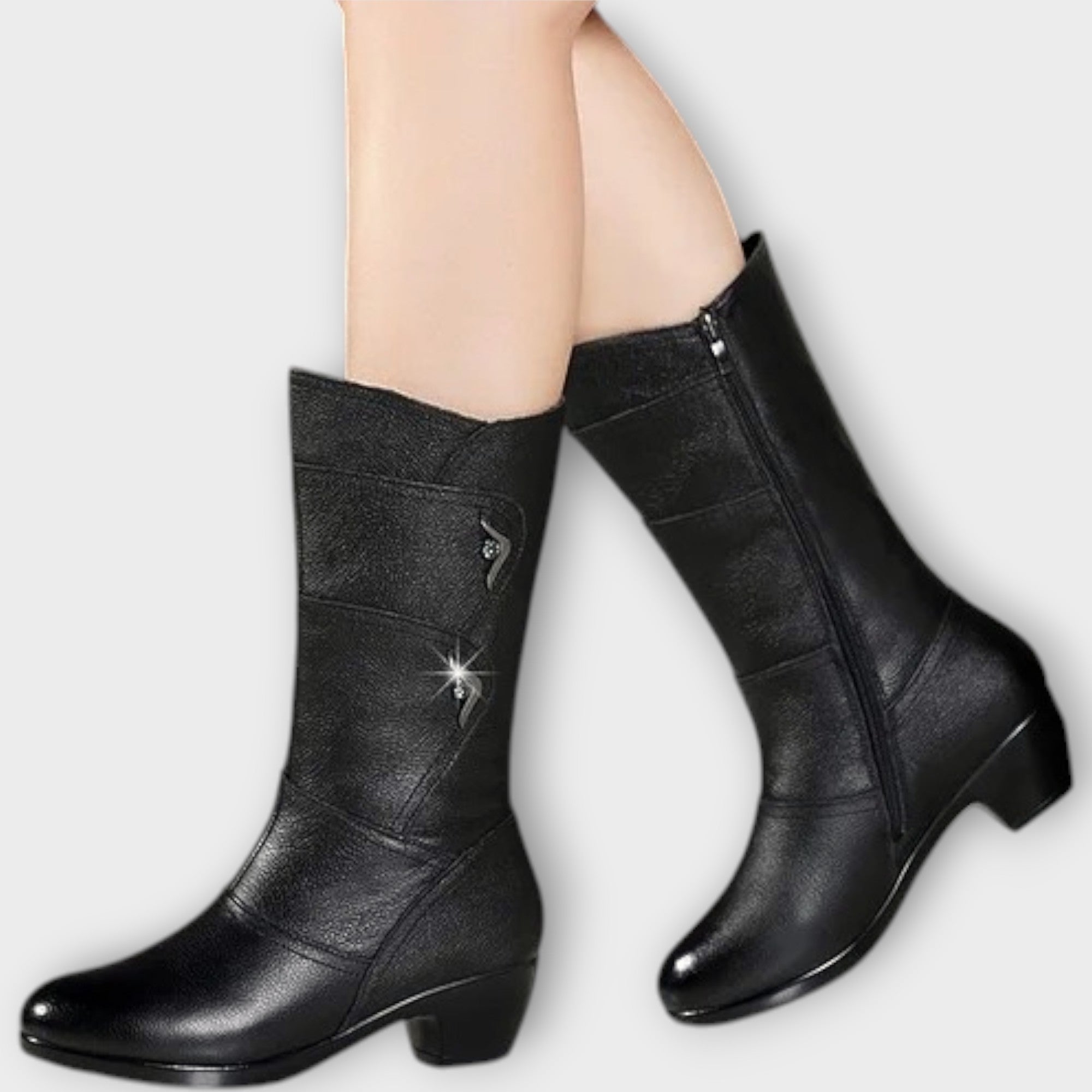 Botas com Design Elegante e Ajuste Confortável