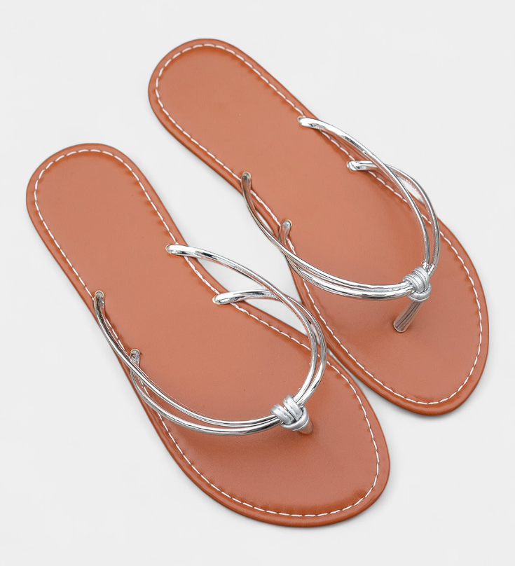 Aledia Minimalist sandals with thin synthetic straps