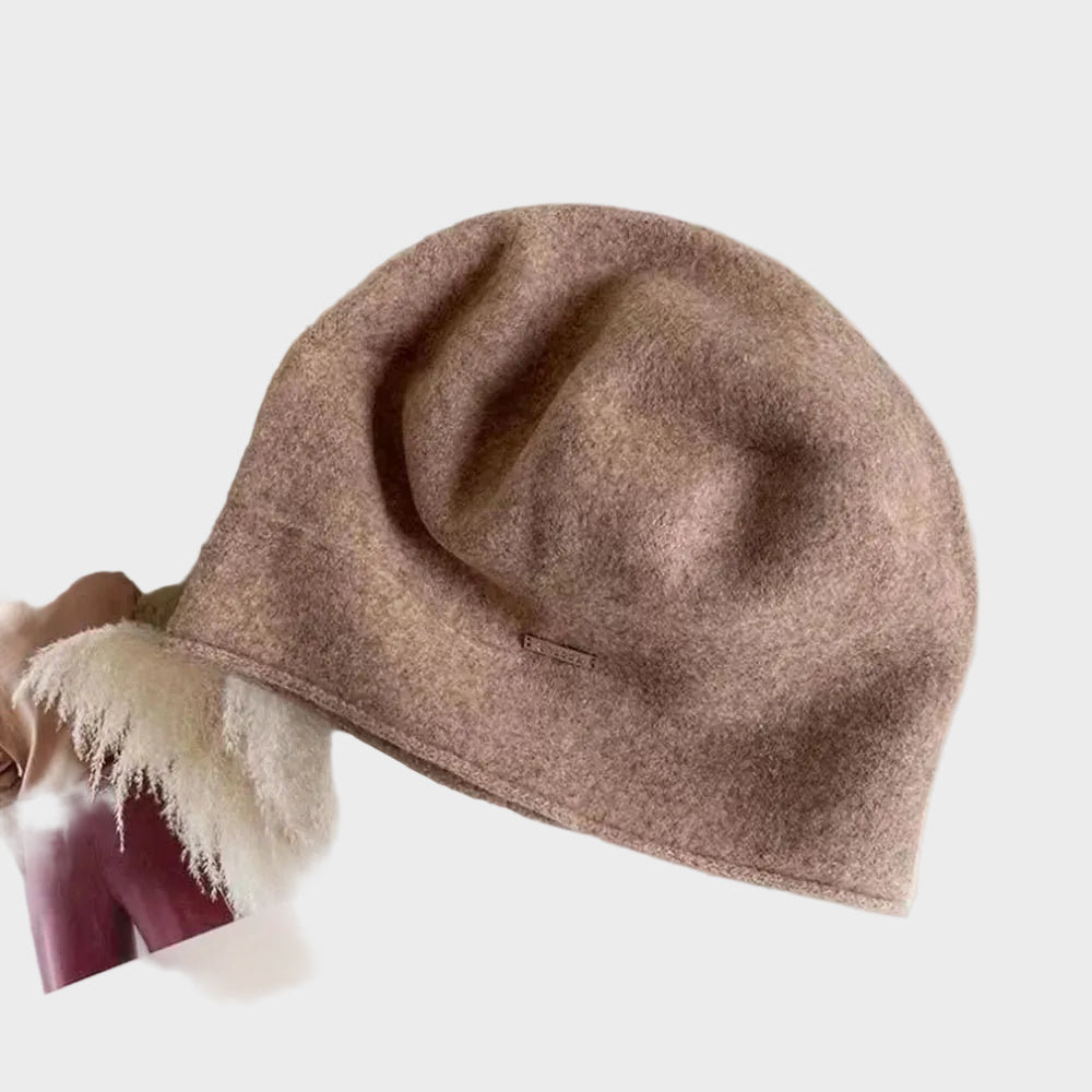 Suz - Gorro em suave mistura de caxemira com corte descontraído