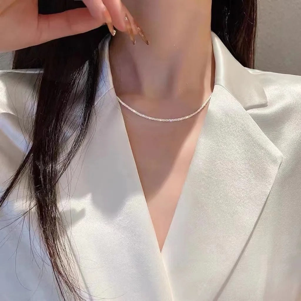 Conjunto de Colares Starlight Prateados