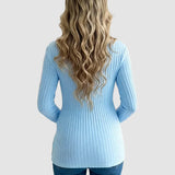Gloria - Canelado Maternity Top com Laço na Cintura (Tie-Waist Ribbed Maternity Top) --- **Gostaria que traduzisse também a descrição do produto ou que adicionasse palavras-chave para SEO?**